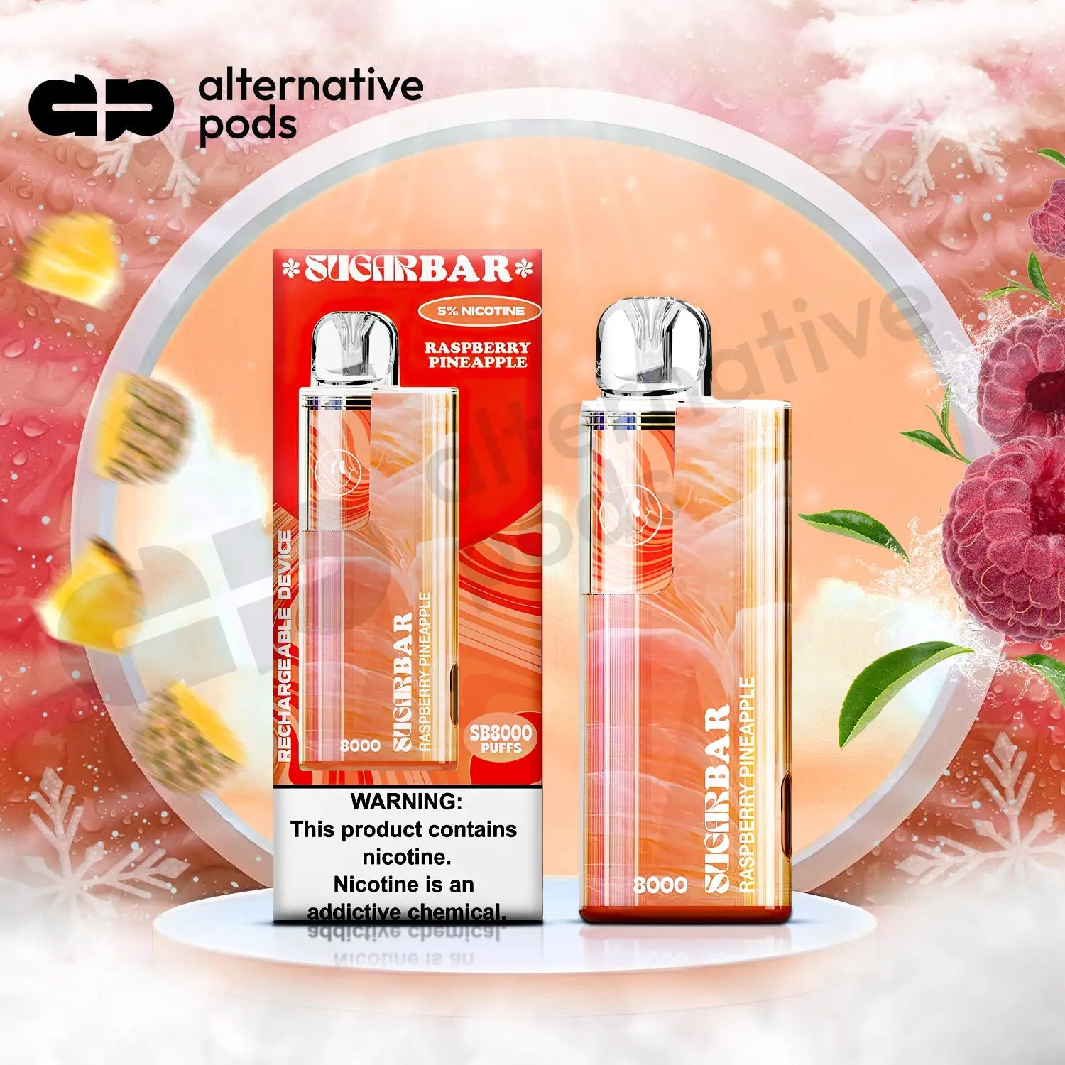 Exobar x Sugarbar SB8000 - Alternative pods | Online Vape & Smoke Shop