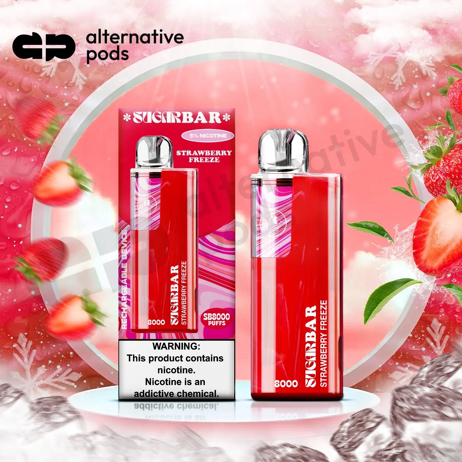 Exobar x Sugarbar SB8000 - Alternative pods | Online Vape & Smoke Shop