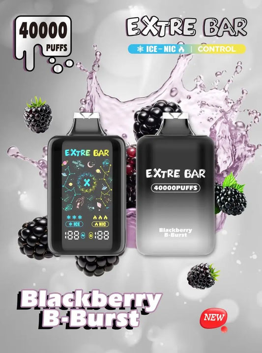 Extre Bar 40000 Ice - Nic Control - Blackberry B-Burst 