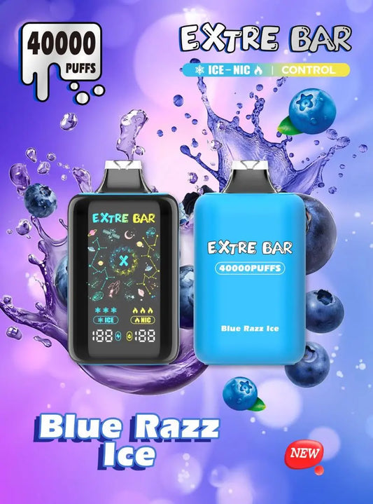 Extre Bar 40000 Ice - Nic Control - Blue Razz Ice 