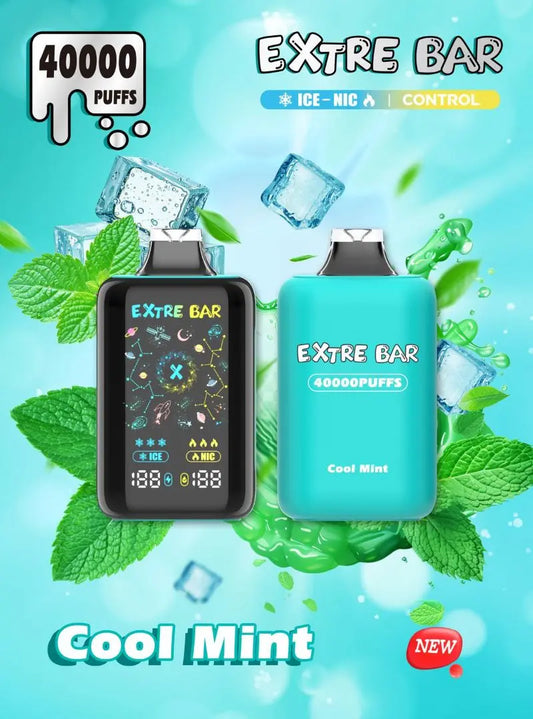 Extre Bar 40000 Ice - Nic Control - Cool Mint 