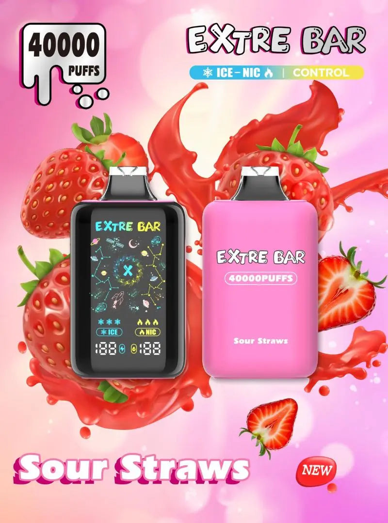 Extre Bar 40000 Ice - Nic Control - Sour Straws 