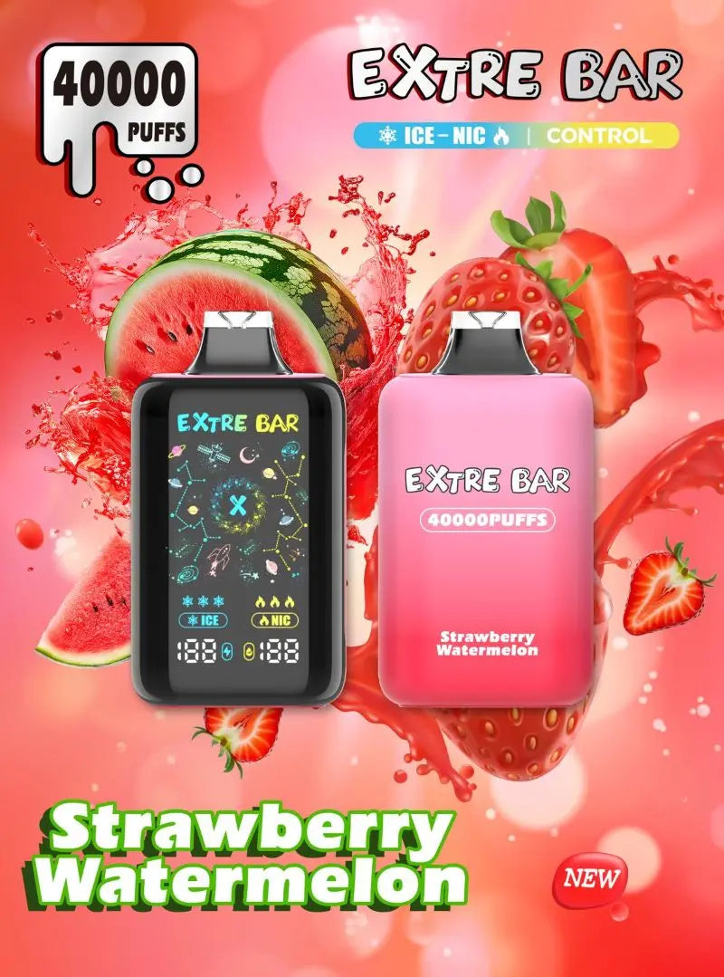 Extre Bar 40000 Ice - Nic Control - Strawberry Watermelon 