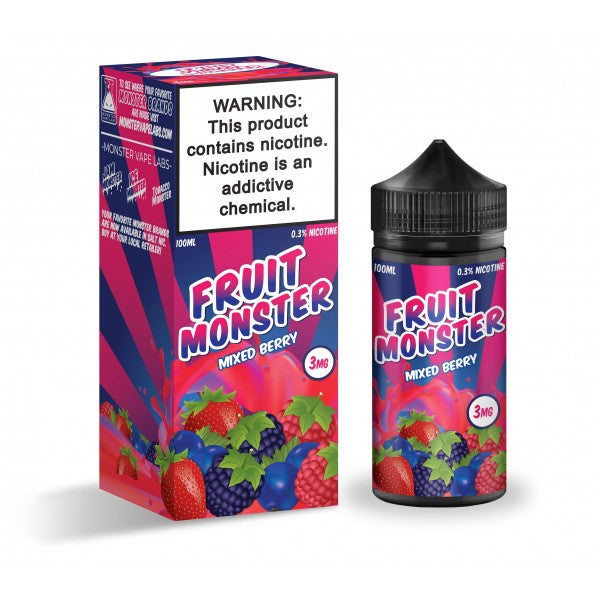 Fruit Monster Synthetic Nicotine E-Liquid 100ML - Mixed Berry
