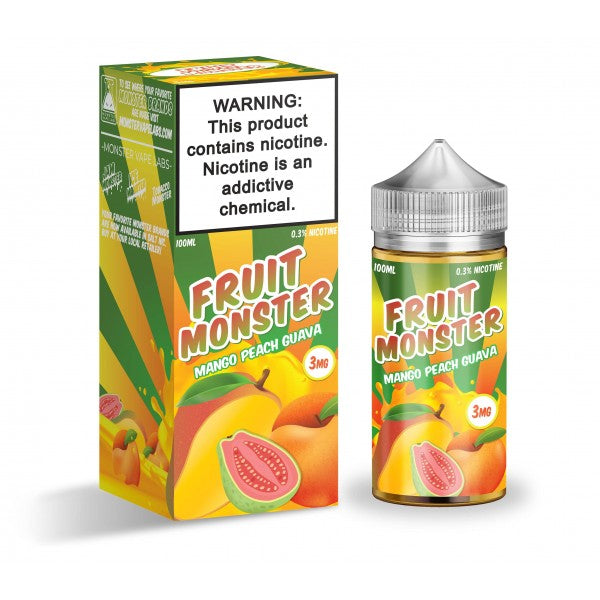 Fruit Monster Synthetic Nicotine E-Liquid 100ML - Mango Peach Guava