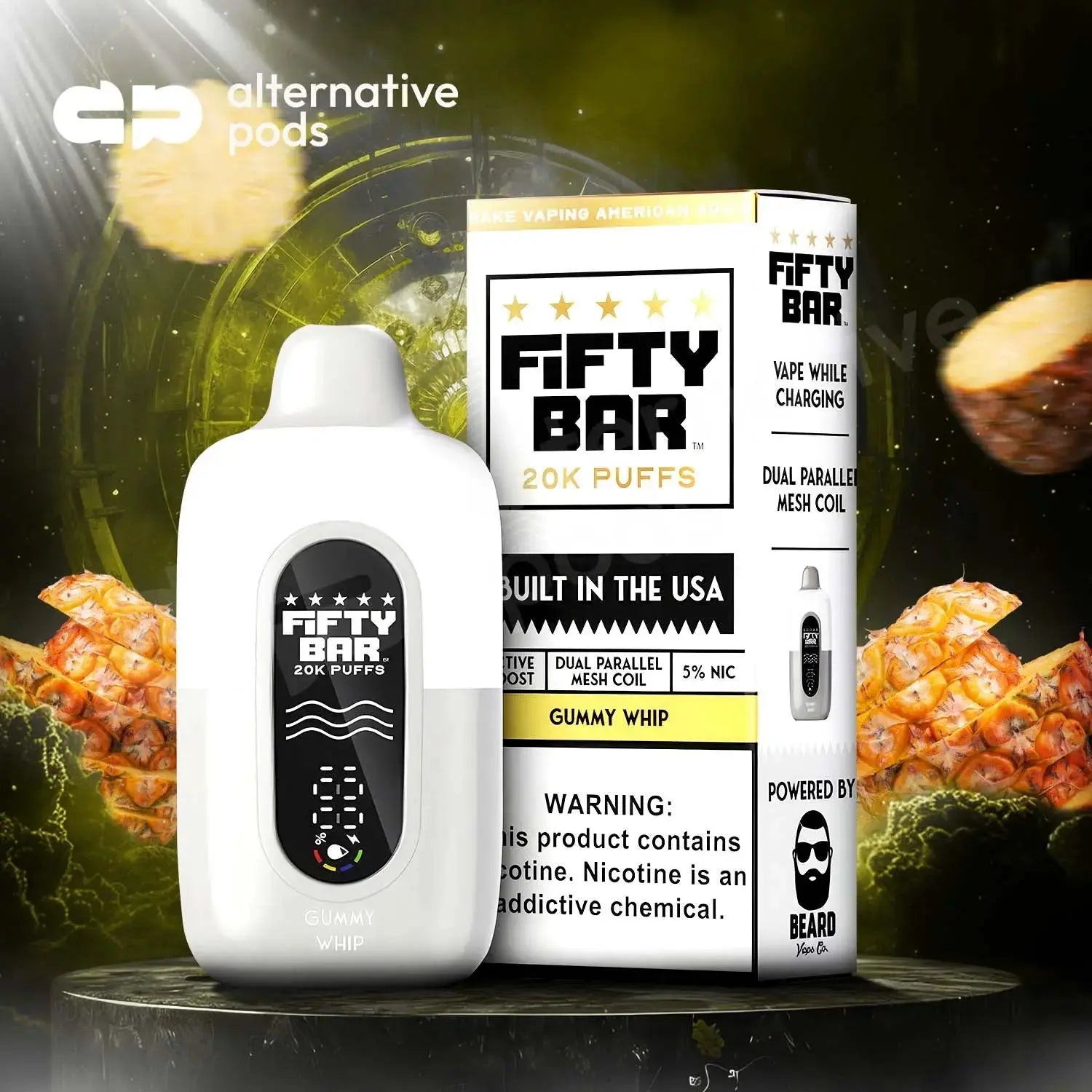 Fifty Bar 20K Disposable - Gummy Whip 