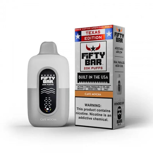 Fifty Bar Texas Edition 20K Disposable 5% Fifty Bar