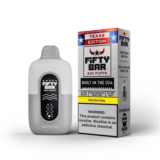 Fifty Bar Texas Edition 20K Disposable 5% Fifty Bar