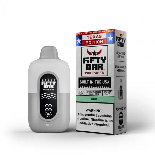 Fifty Bar Texas Edition 20K Disposable 5% Fifty Bar