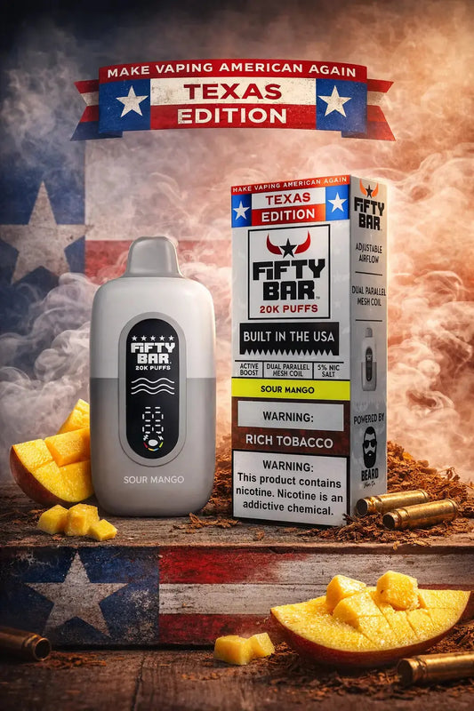 Fifty Bar Texas Edition 20K Disposable 5% Fifty Bar