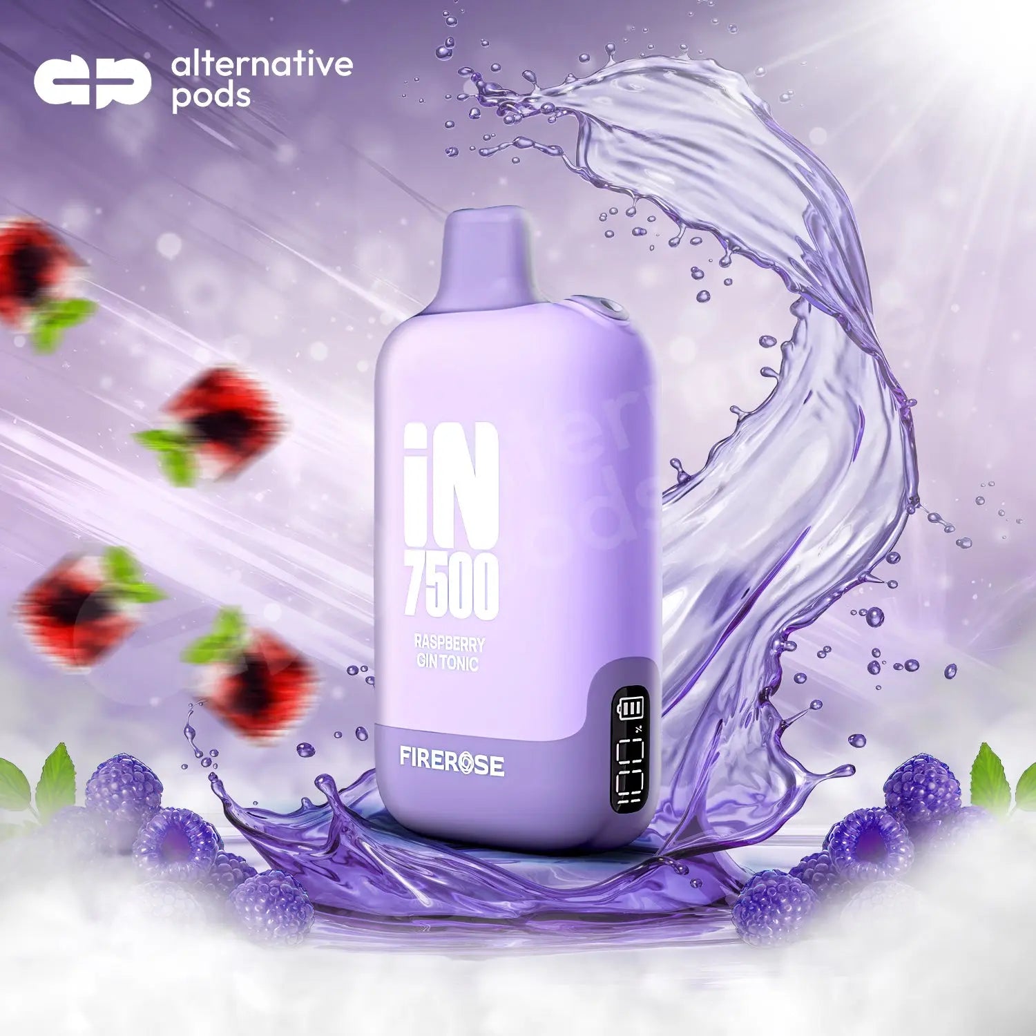 Firerose IN7500 Disposable - Raspberry Gin Tonic 