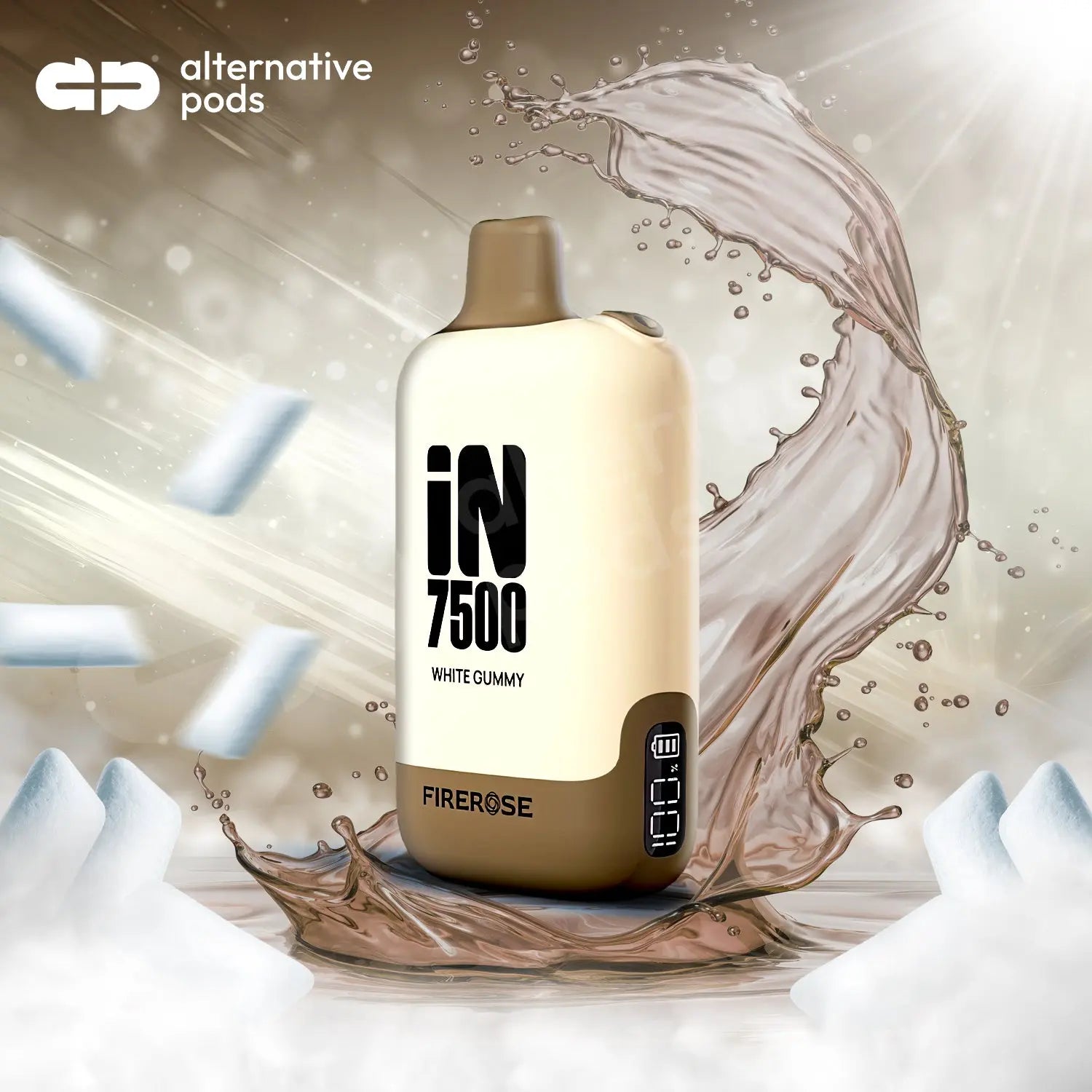 Firerose IN7500 Disposable - White Gummy 