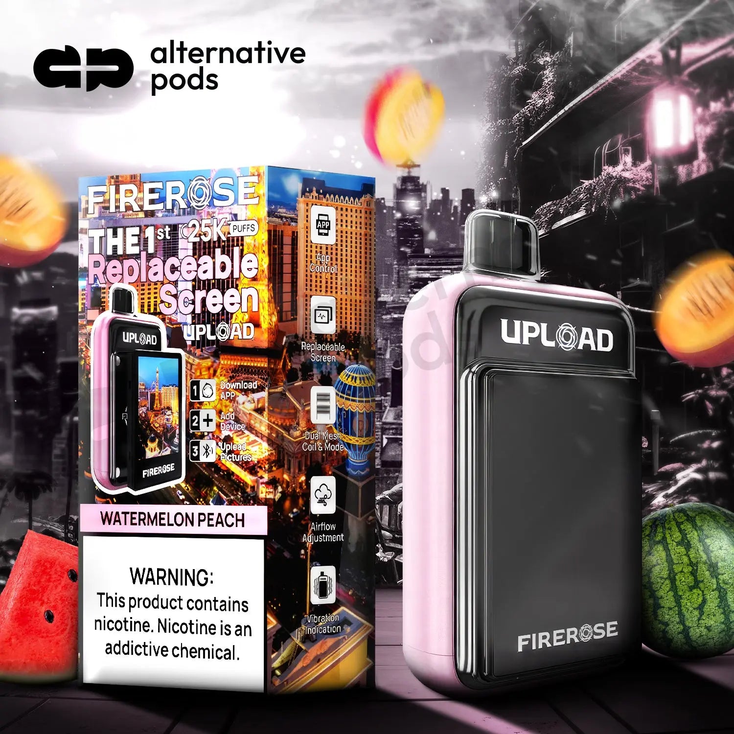 Firerose Upload 25K Disposable - Alternative pods | Online Vape & Smoke Shop