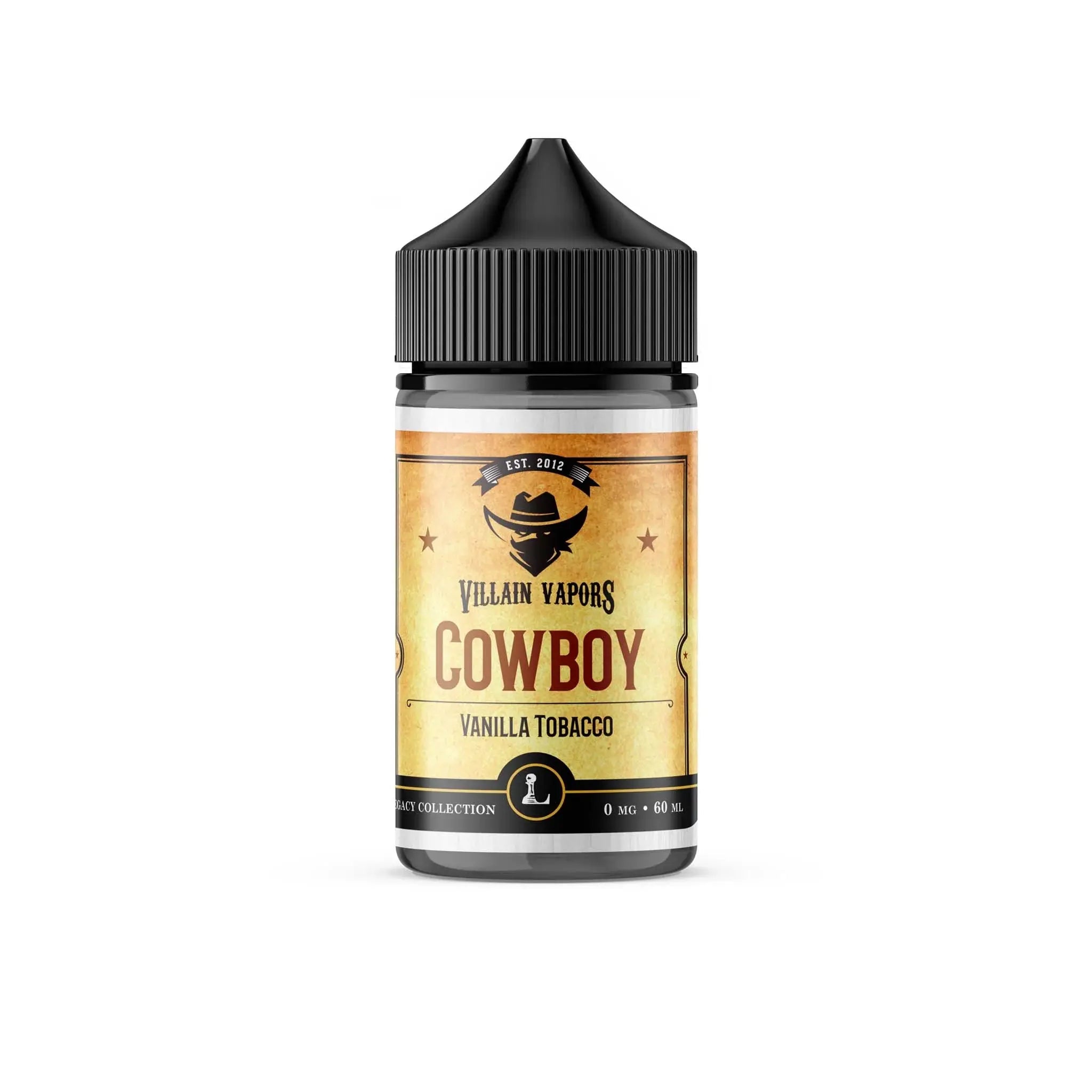 Five Pawns Legacy Collection Nicotine E-Liquid 60ML - Villain Vapors (Cowboy)