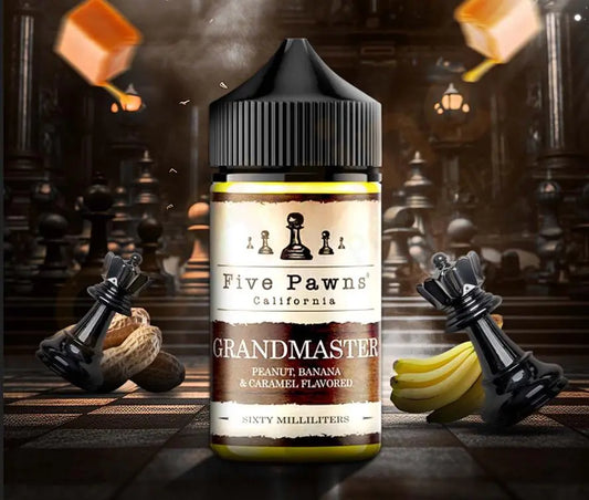 Five Pawns Original Series Nicotine E-Liquid 60ML - Grandmaster 