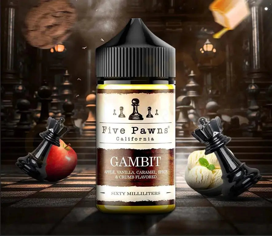Five Pawns Original Series Nicotine E-Liquid 60ML - Gambit 