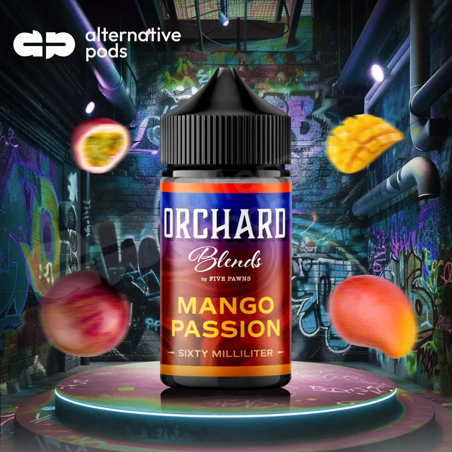 Five Pawns x Orchard Blend Nicotine E-Liquid 60ML - Mango Passion 