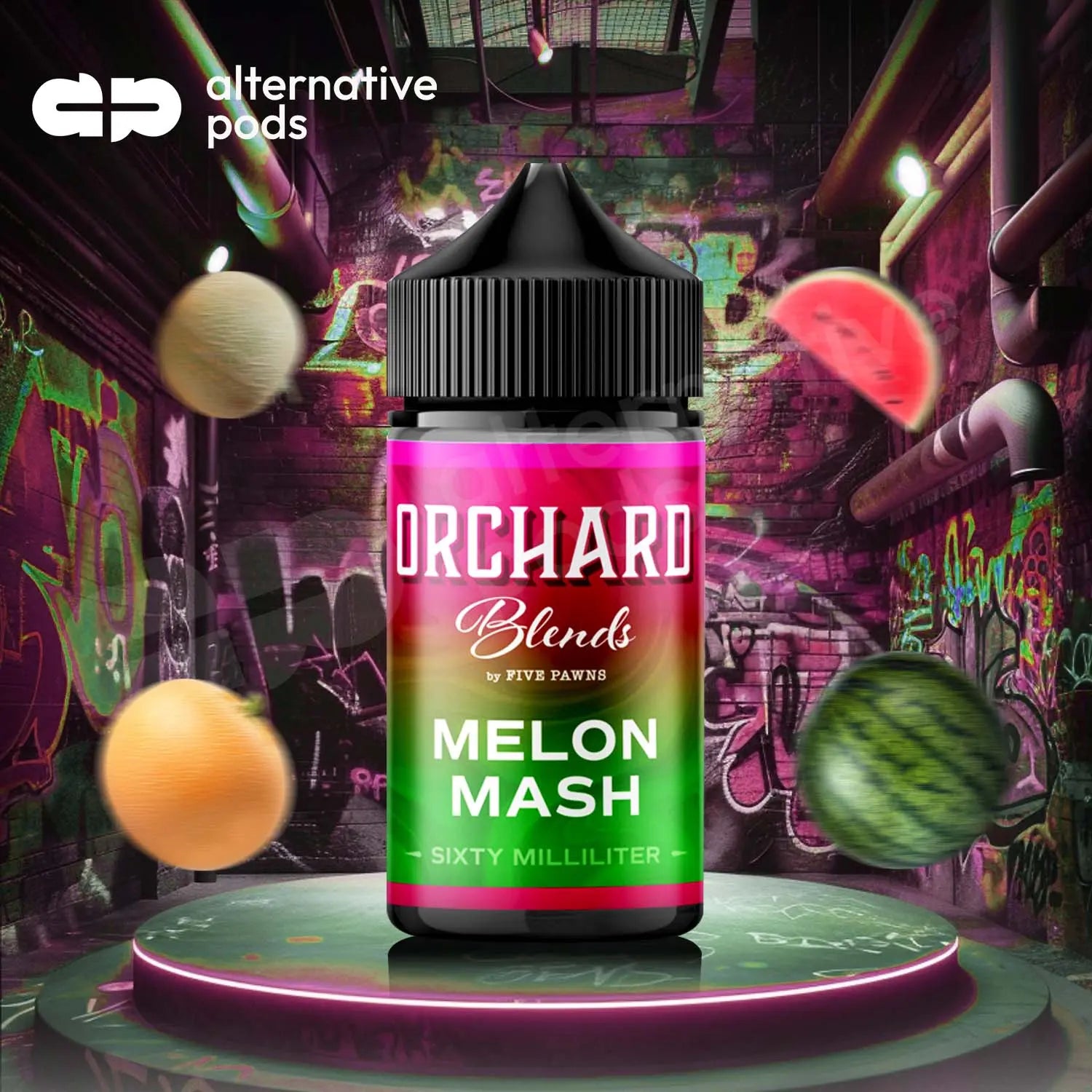 Five Pawns x Orchard Blend Nicotine E-Liquid 60ML - Melon Mash 