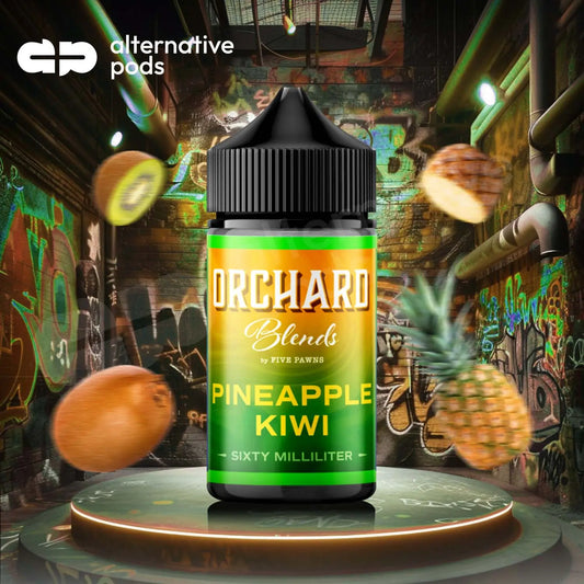 Five Pawns x Orchard Blend Nicotine E-Liquid 60ML - Pineapple Kiwi 