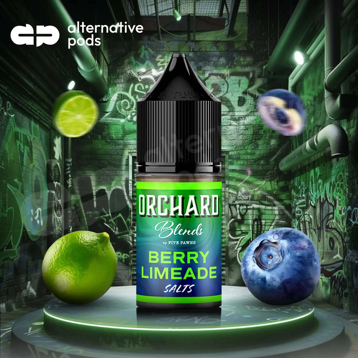 Five Pawns x Orchard Blend Nicotine Salt E-Liquid 30ML - Berry Limeade 