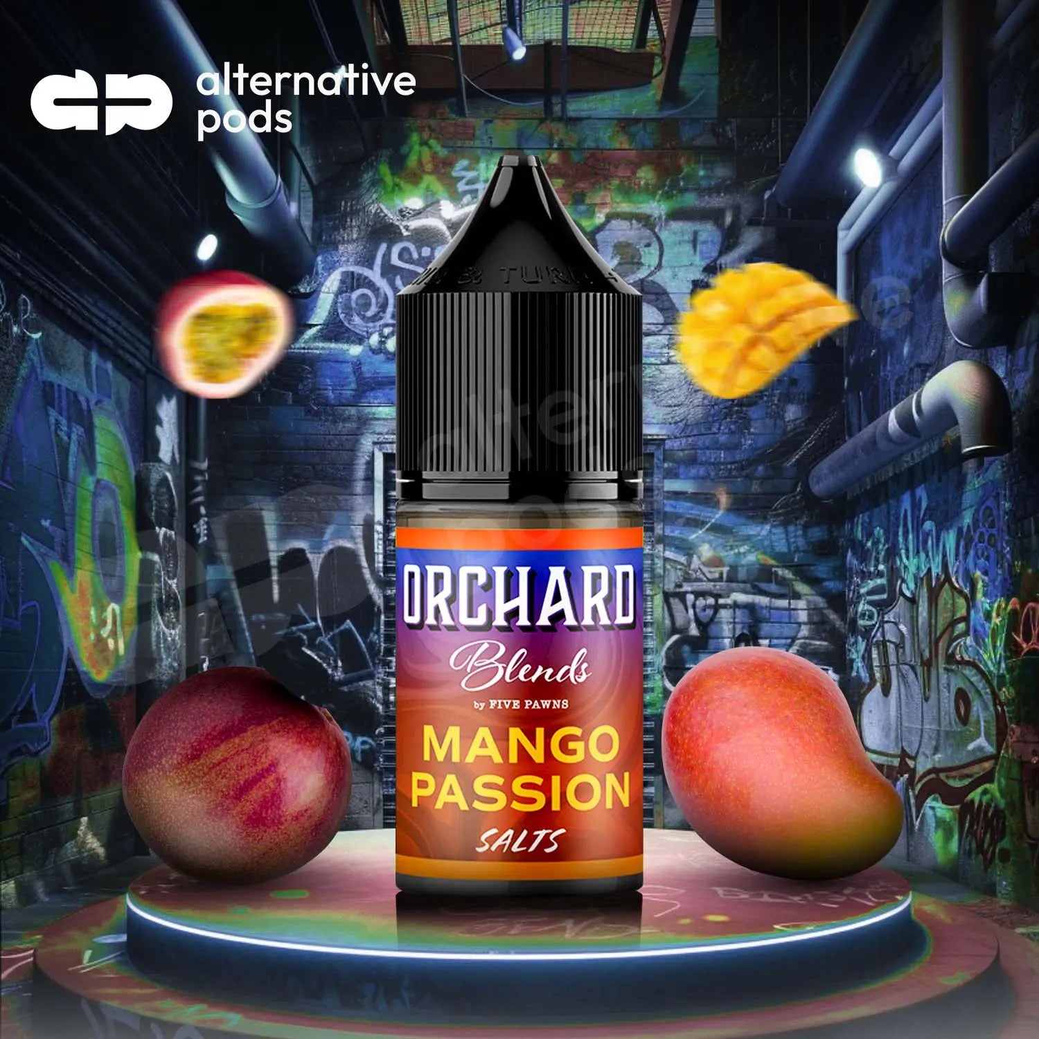 Five Pawns x Orchard Blend Nicotine Salt E-Liquid 30ML - Mango Passion 