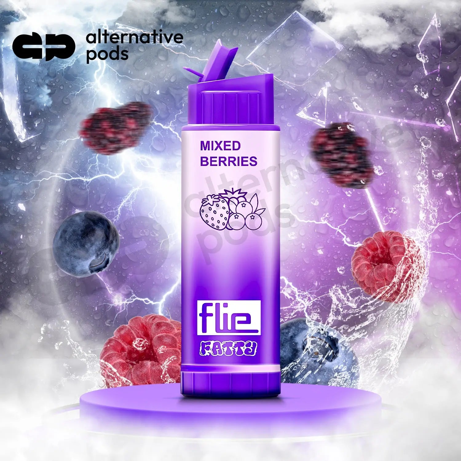 Flie Fatty 8000 Puffs Disposable Vape - Mixed Berries 