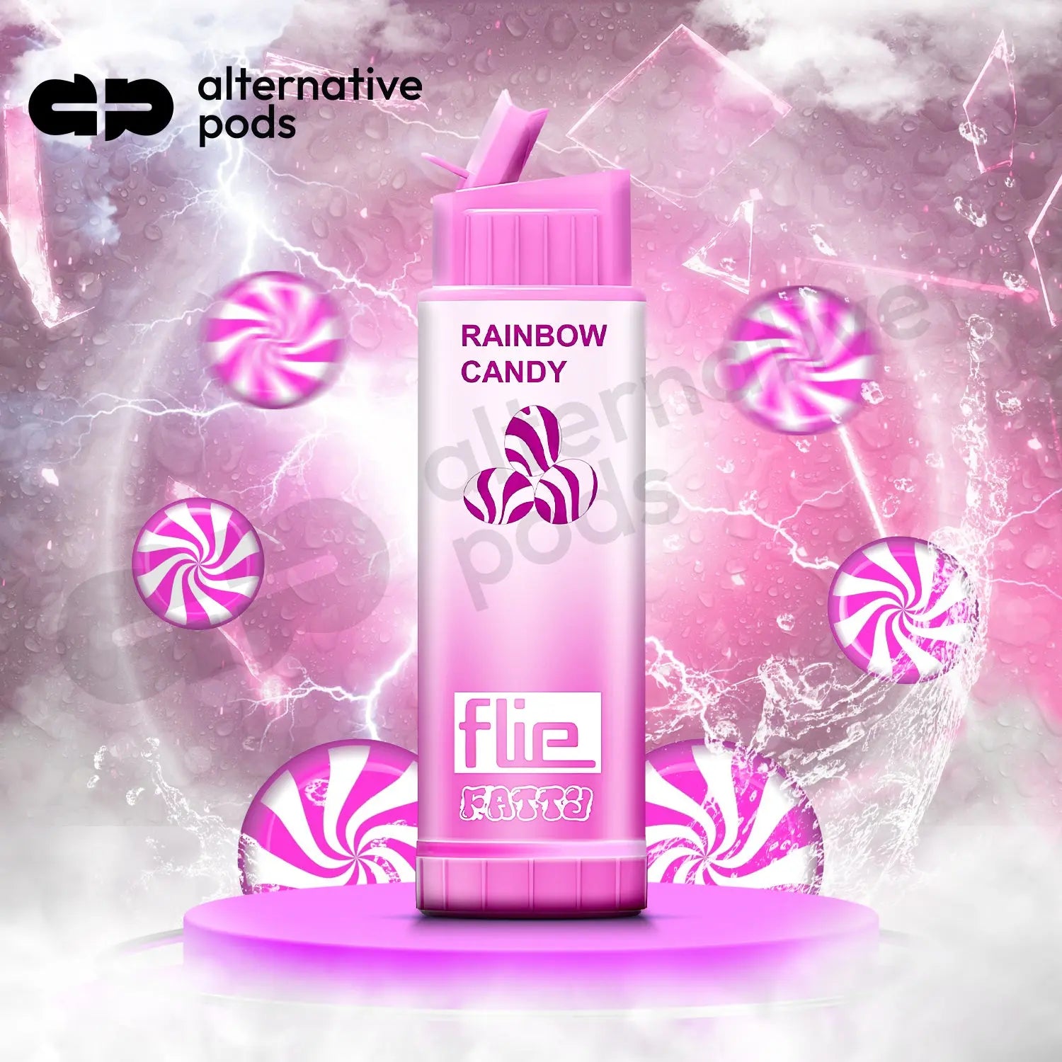 Flie Fatty 8000 Puffs Disposable Vape - Rainbow Candy 