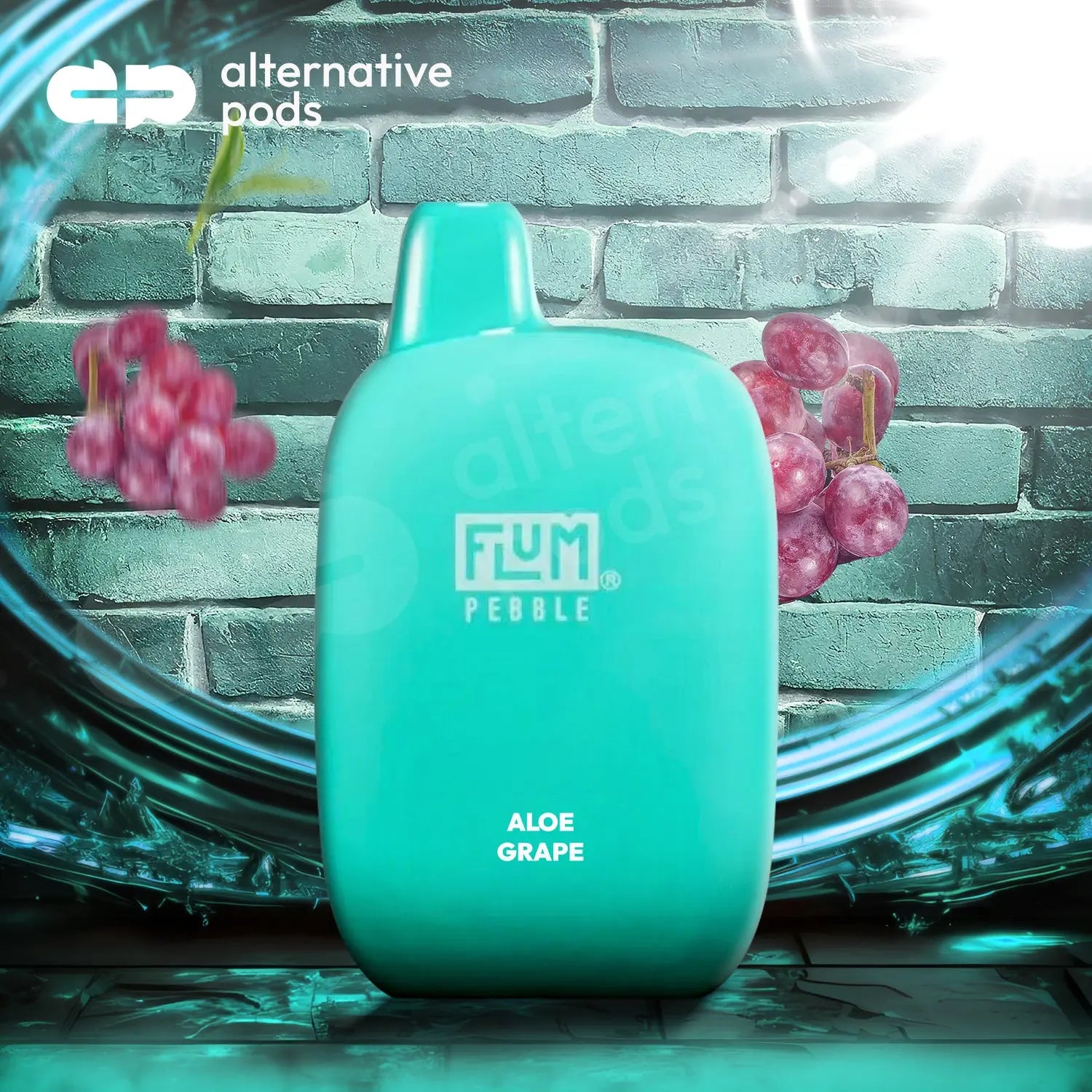 Flum Pebble 6000 Disposable - Aloe Grape 