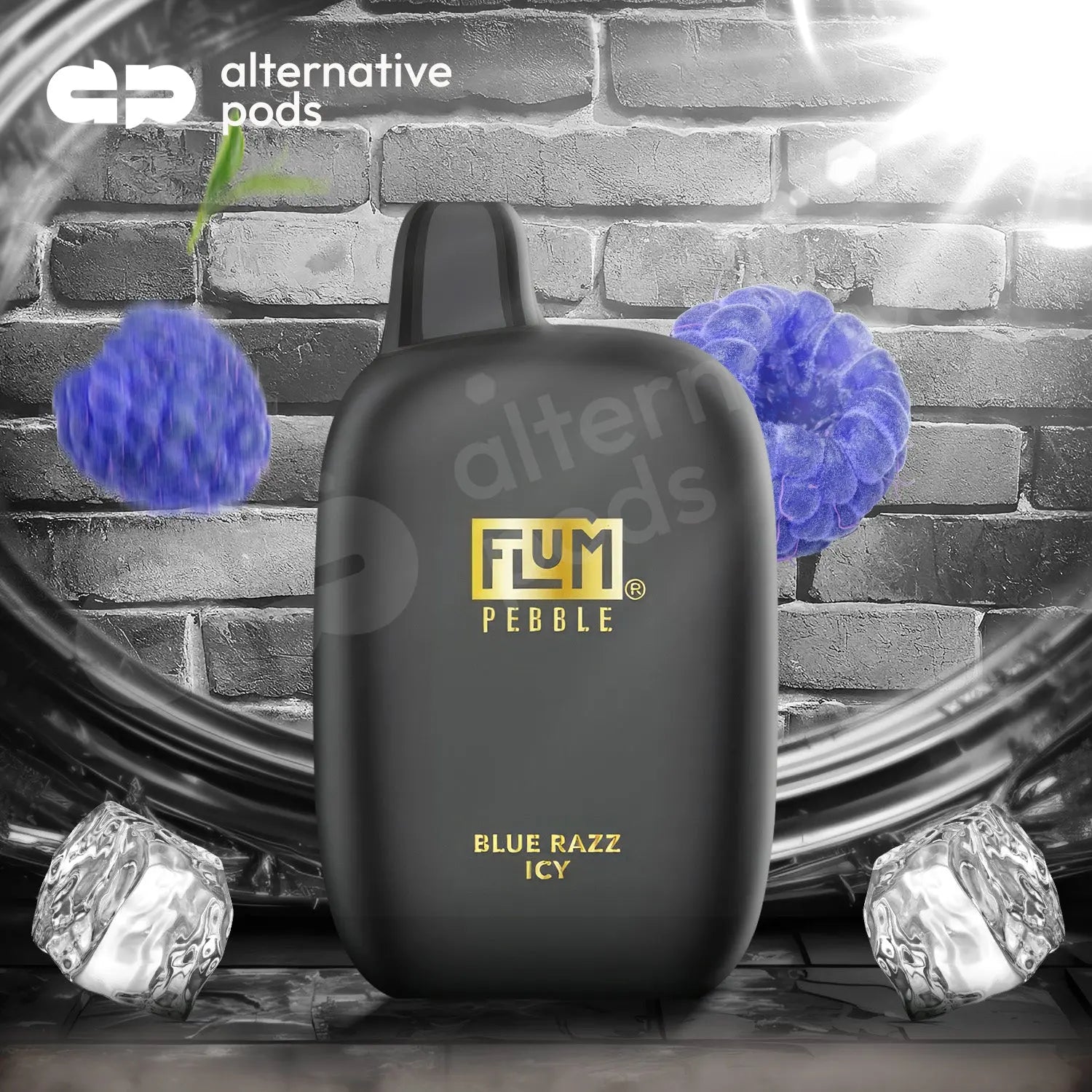 Flum Pebble 6000 Disposable - Blue Razz Icy 