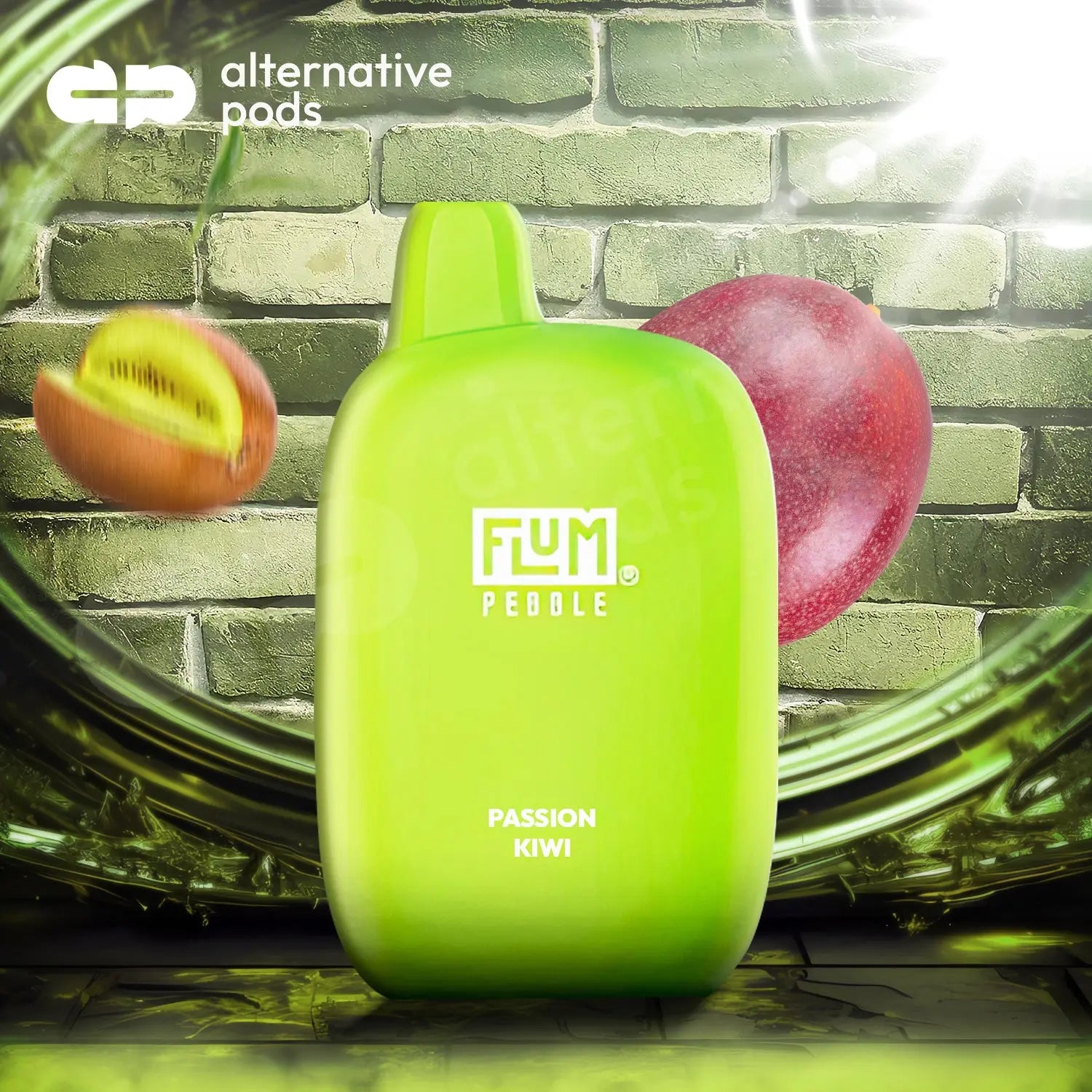 Flum Pebble 6000 Disposable - Passion Kiwi 