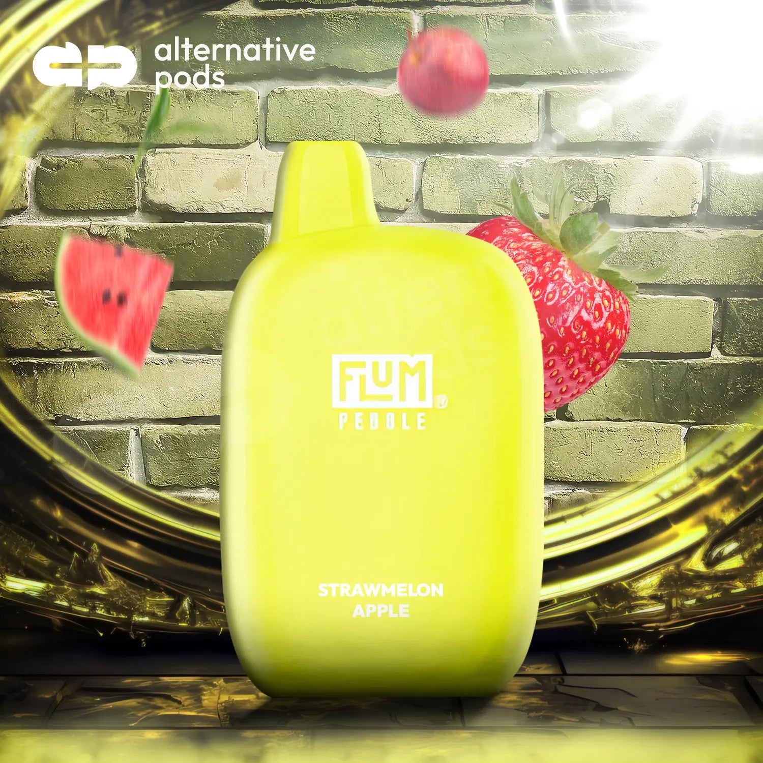 Flum Pebble 6000 Disposable - Strawberry Apple 