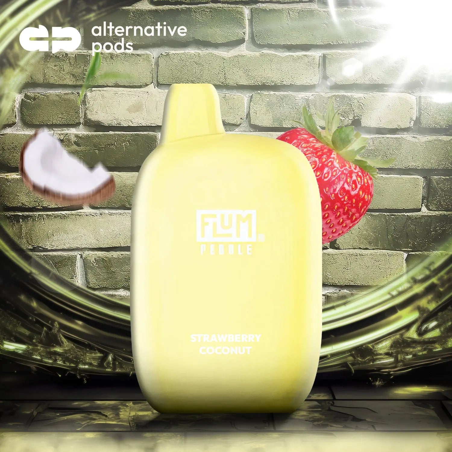 Flum Pebble 6000 Disposable - Strawberry Coconut 