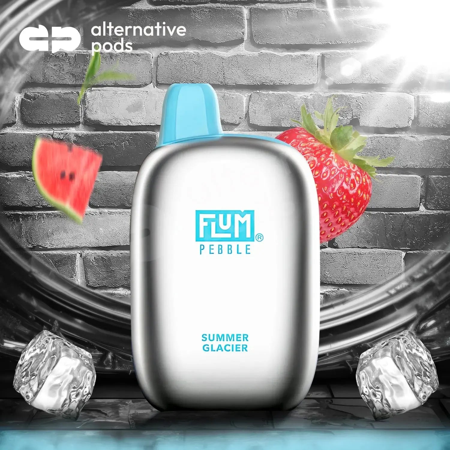 Flum Pebble 6000 Disposable - Summer Glacier 