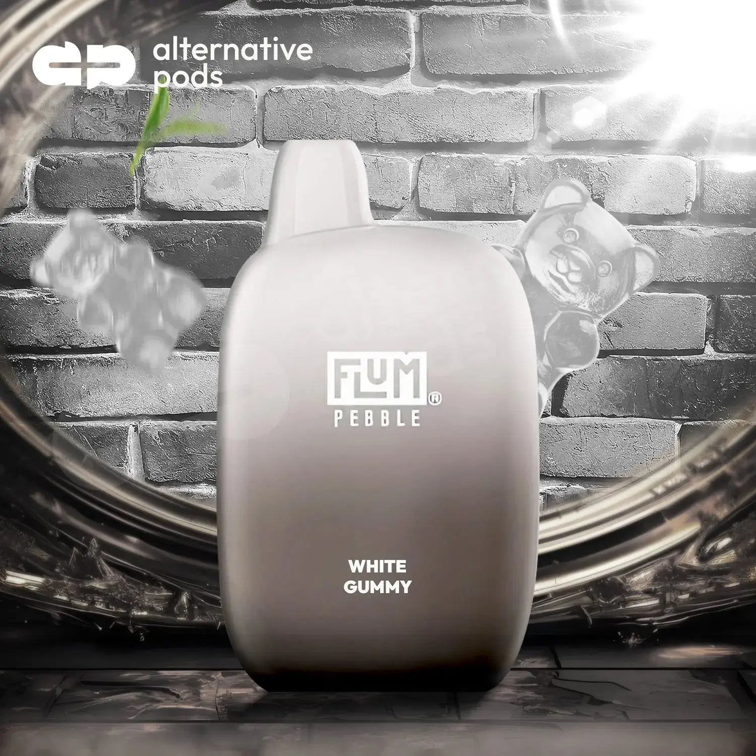 Flum Pebble 6000 Disposable - White Gummy 