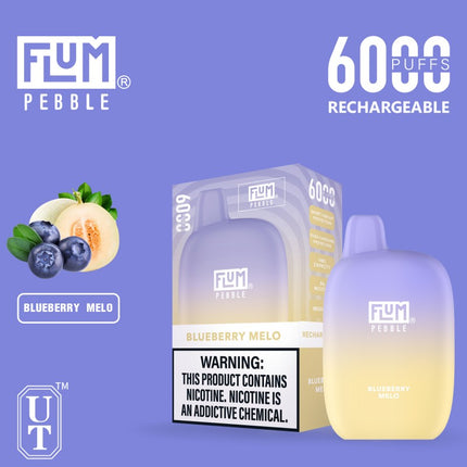 Flum Pebble 6000 Disposable-BLUEBERRY MELO