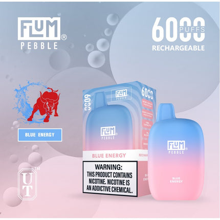 Flum Pebble 6000 Disposable-BLUE ENERGY