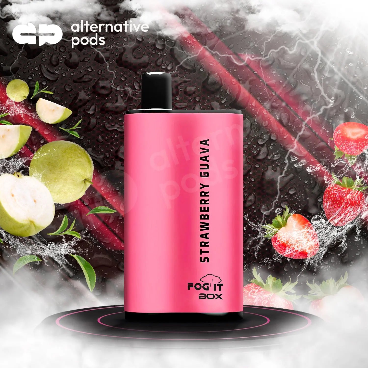 Fog It Box 4000 Puffs Disposable Vape - Strawberry Guava 