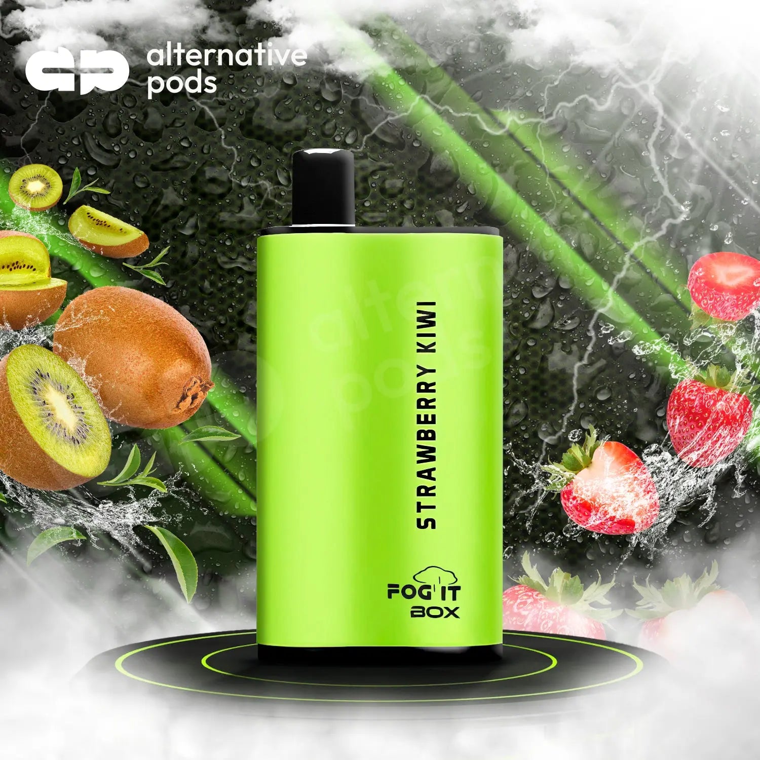 Fog It Box 4000 Puffs Disposable Vape - Strawberry Kiwi 