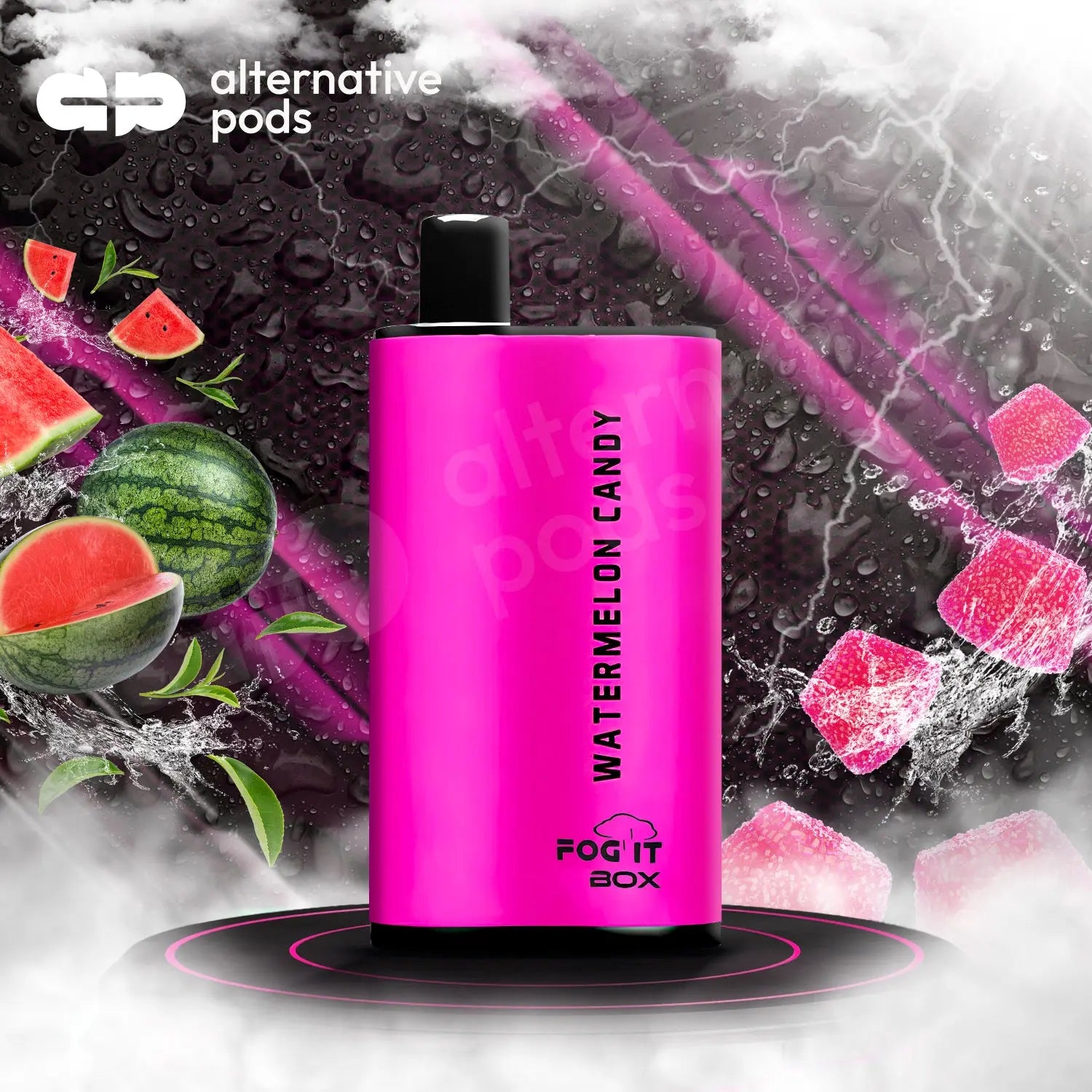 Fog It Box 4000 Puffs Disposable Vape - Watermelon Candy 
