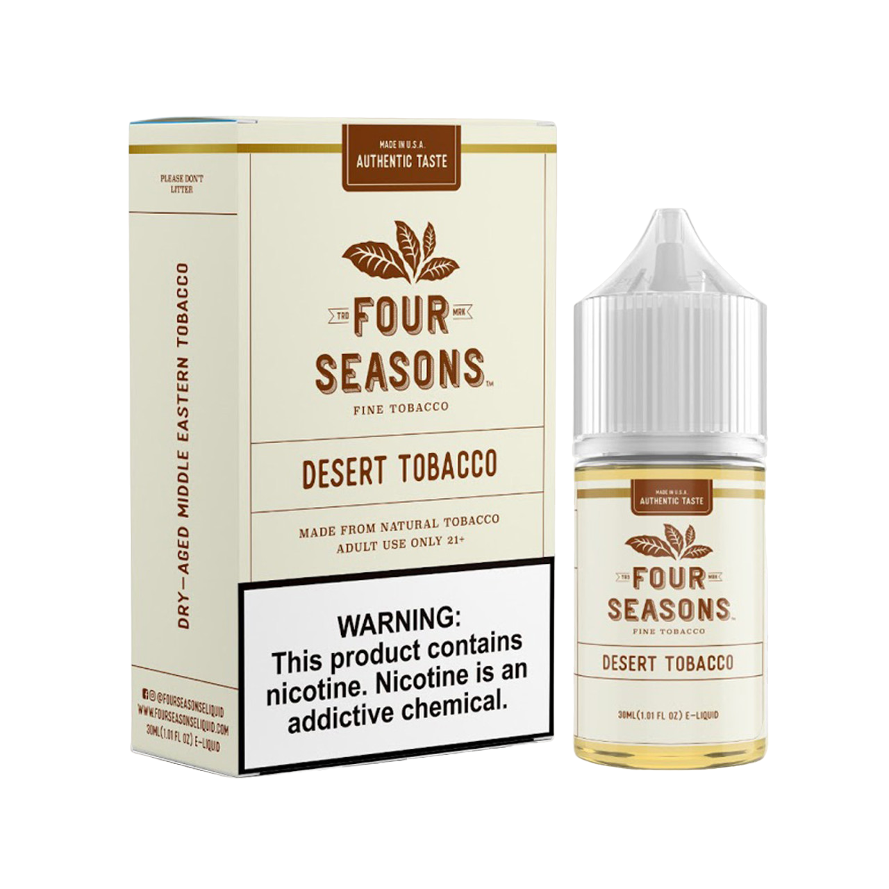 Four Seasons Fine Tobacco E-Liquid 30ML - Desert Tobacco