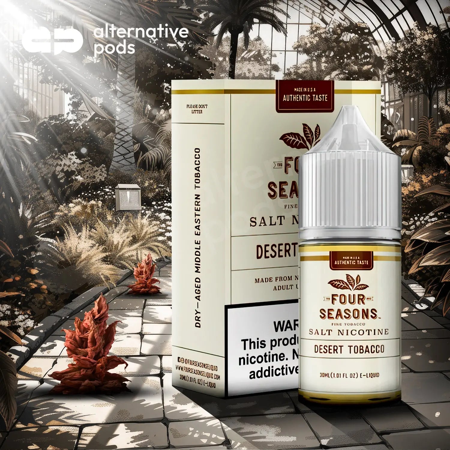 Four Seasons Fine Tobacco Salt Nicotine E-Liquid 30ML - Alternative pods | Online Vape & Smoke Shop