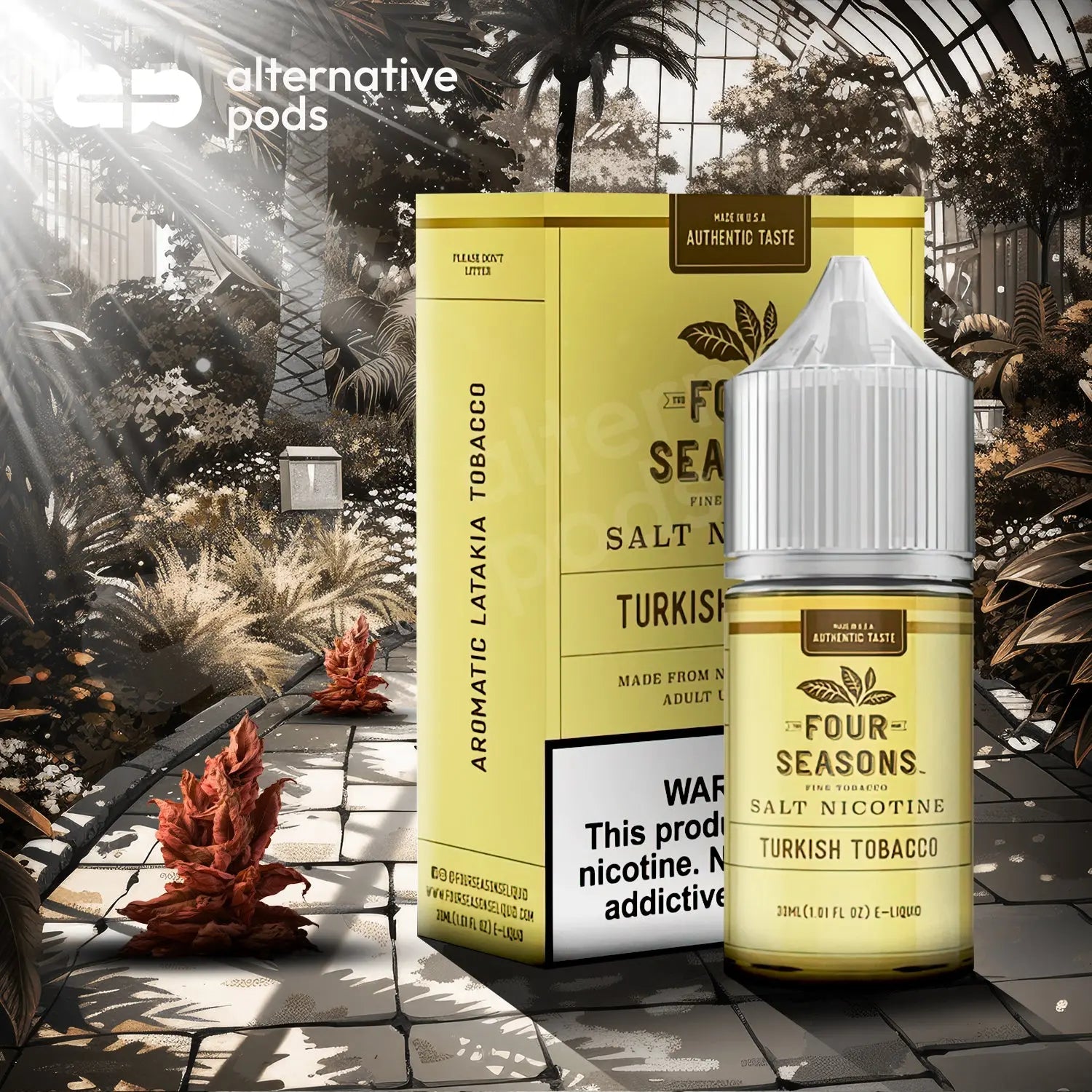 Four Seasons Fine Tobacco Salt Nicotine E-Liquid 30ML - Alternative pods | Online Vape & Smoke Shop