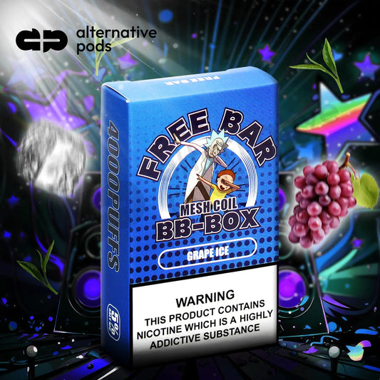 Free Bar BB-BOX Disposable Vape - Grape Ice 