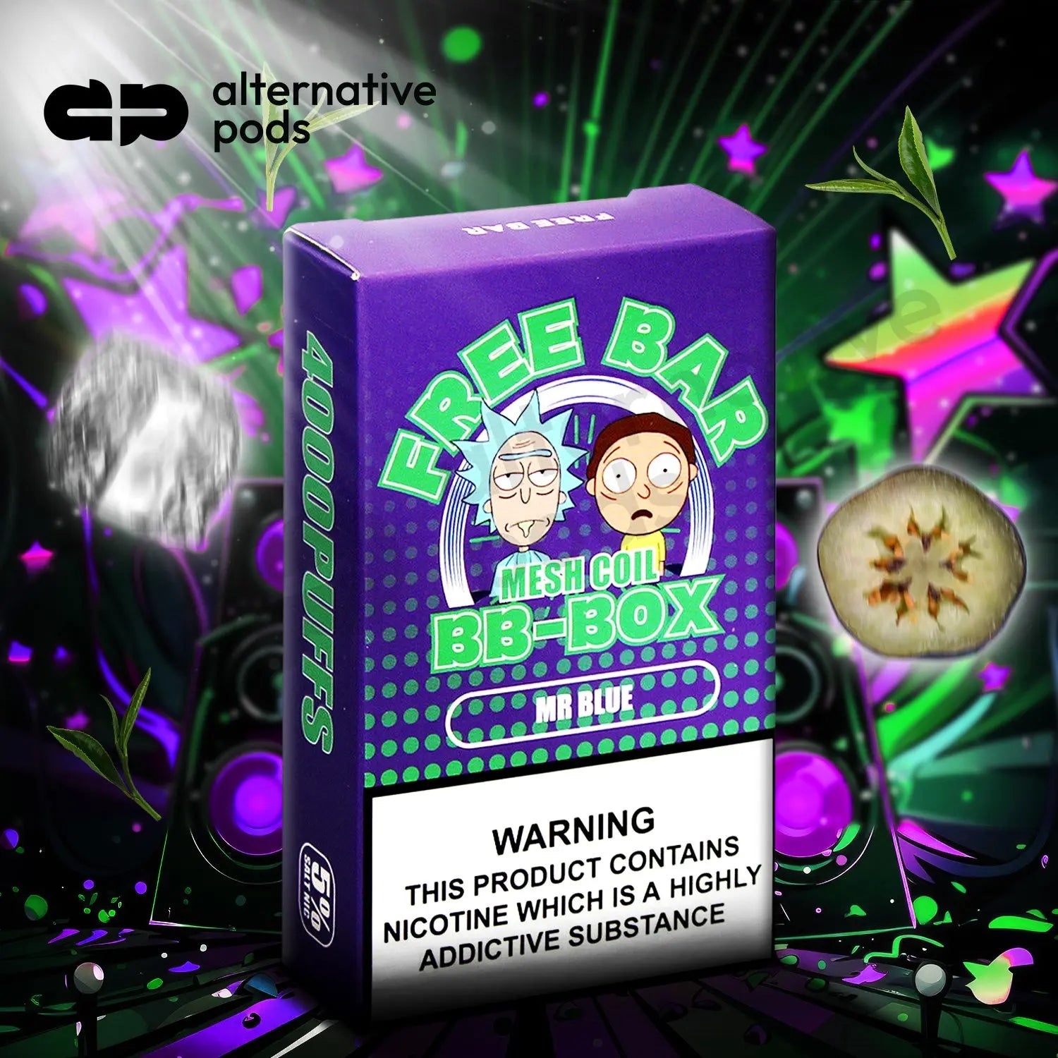 Free Bar BB-BOX Disposable Vape - Mr Blue 