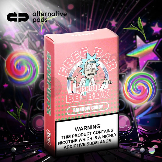 Free Bar BB-BOX Disposable Vape - Rainbow Candy 