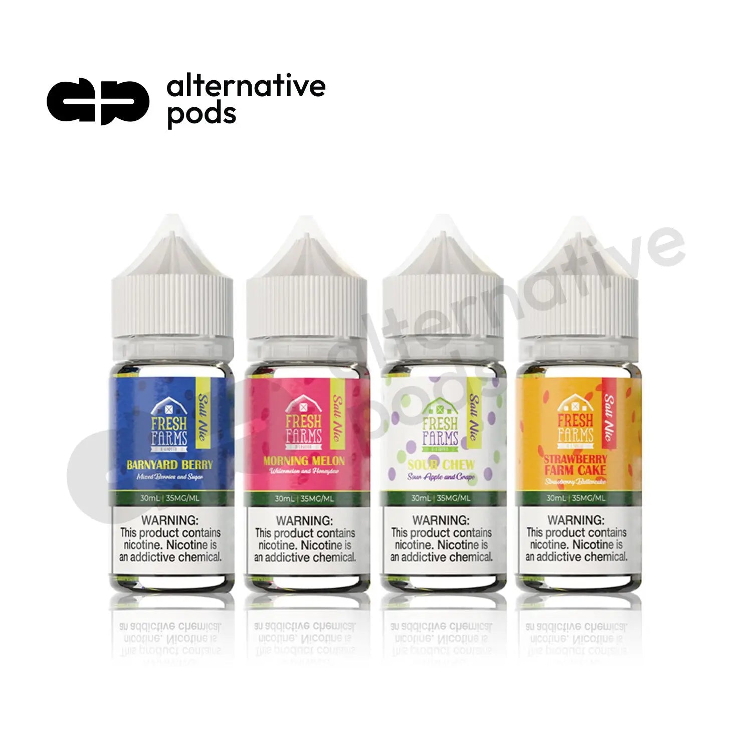 Fresh Farms Salt Nicotine E-Liquid 30ML - Alternative pods | Online Vape & Smoke Shop