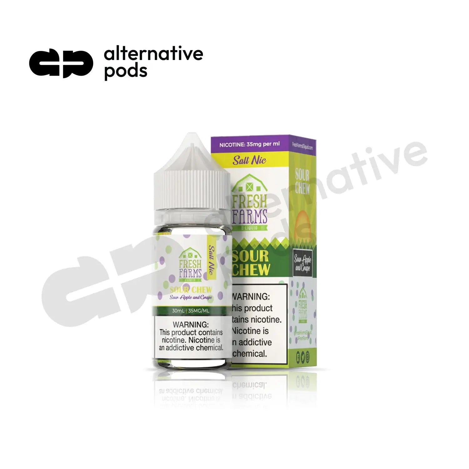 Fresh Farms Salt Nicotine E-Liquid 30ML - Alternative pods | Online Vape & Smoke Shop