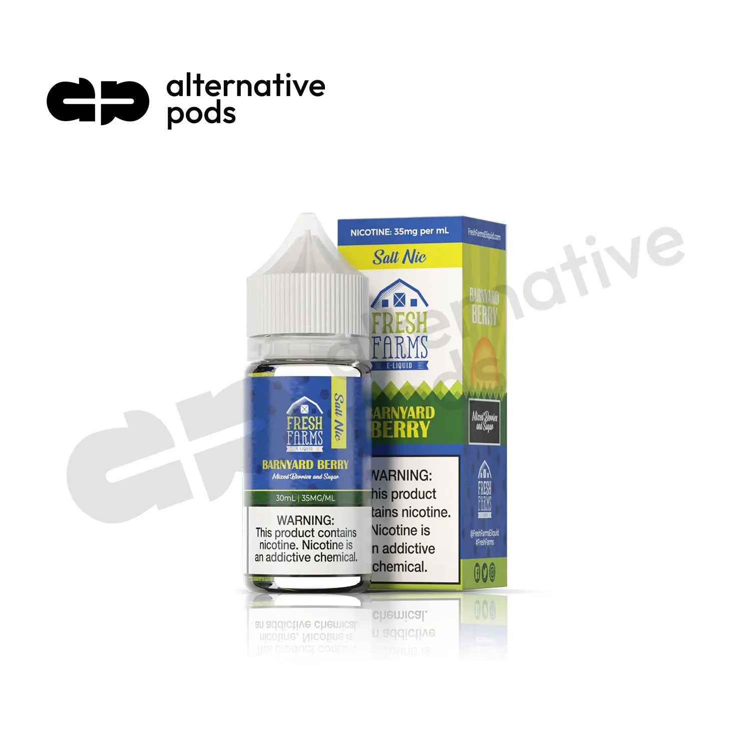 Fresh Farms Salt Nicotine E-Liquid 30ML - Alternative pods | Online Vape & Smoke Shop