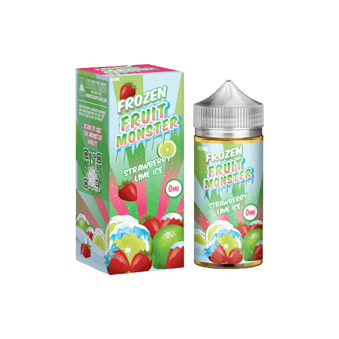 Frozen Fruit Monster Synthetic Nicotine E-Liquid 100ML - Strawberry Lime Ice