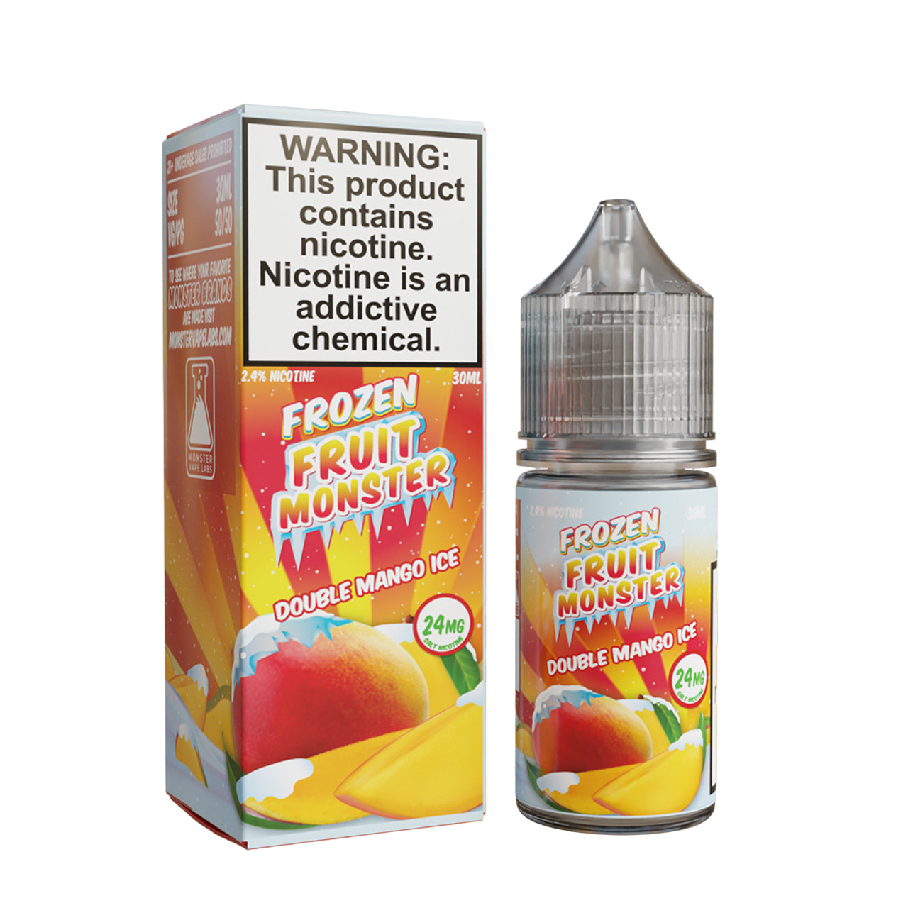 Frozen Fruit Monster Synthetic Nicotine Salt E-Liquid 30ML - Double Mango Ice